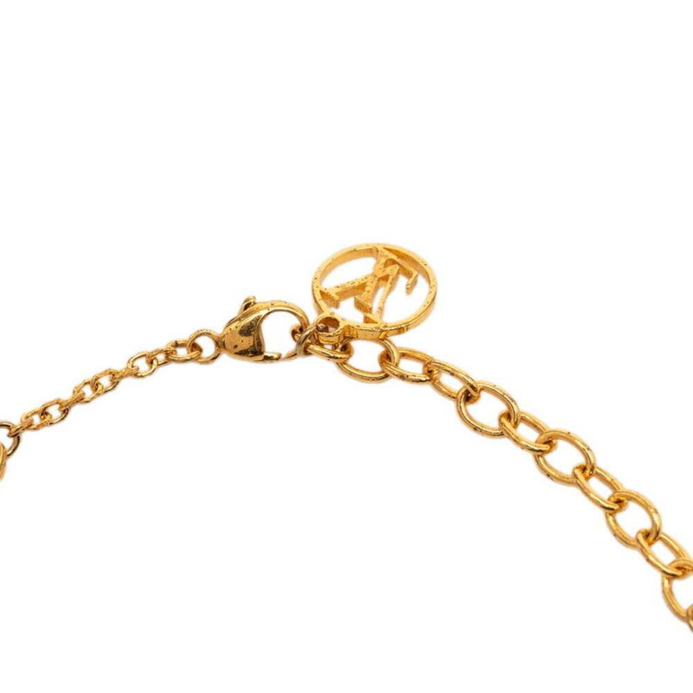 LOUIS VUITTON Gold Monogram Charm Bracelet - Picture 4 of 7
